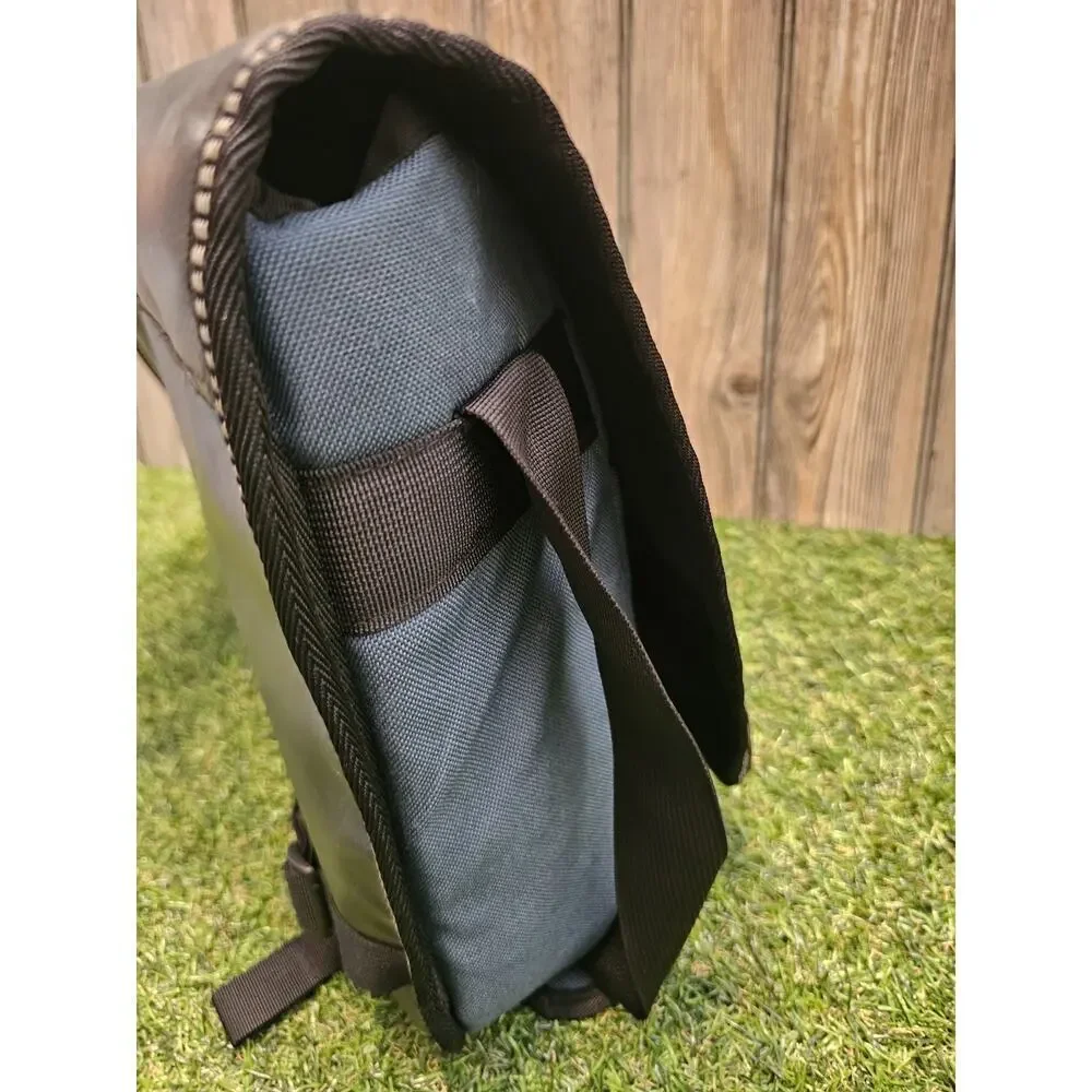 VTG Vintage Nike Crossbody Laptop Messenger Bag Teal Black Backpack Y2K